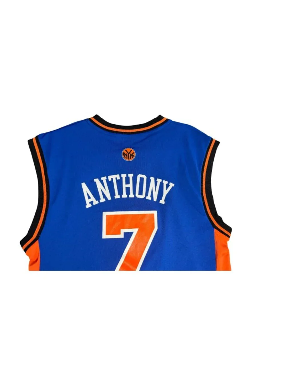 Adidas New York Knicks Carmelo Anthony #7 Blue NBA Player Jersey Size S